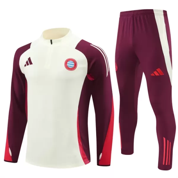 Bayern München Träningströjasats Quarter-Zip 2024/25 Vit