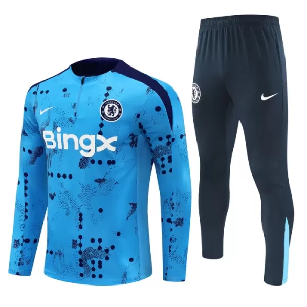 Chelsea Träningströjasats Quarter-Zip 2024/25 Blå