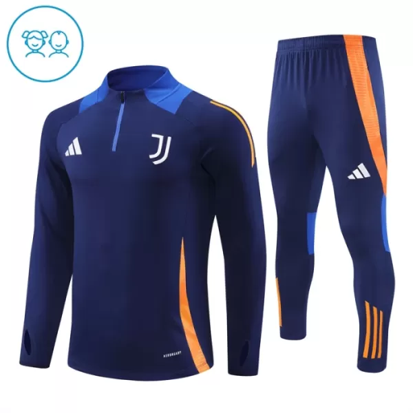 Juventus Träningströjasats Quarter-Zip Barn 2024/25 Navy