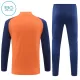 Manchester United Träningströjasats Quarter-Zip Barn 2024/25 Orange