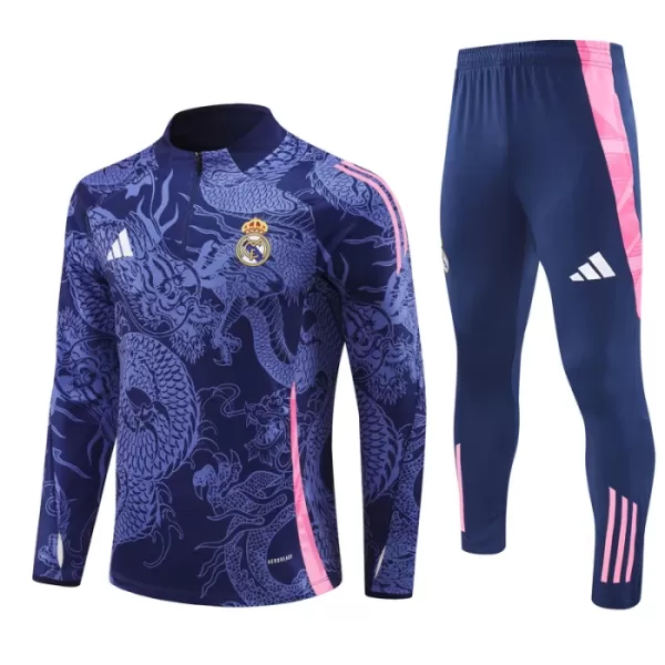 Real Madrid Träningströjasats Quarter-Zip 2024/25 Dragon Navy