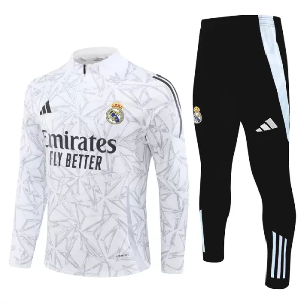 Real Madrid Träningströjasats Quarter-Zip 2024/25 Vit