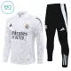 Real Madrid Träningströjasats Quarter-Zip Barn 2024/25 Vit