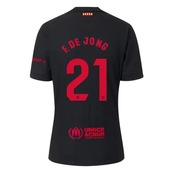 FC Barcelona Frenkie de Jong 21 Fotbollströja Borta 2024/25