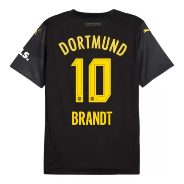 Borussia Dortmund Brandt 10 Fotbollströja Barn Borta 2024/25