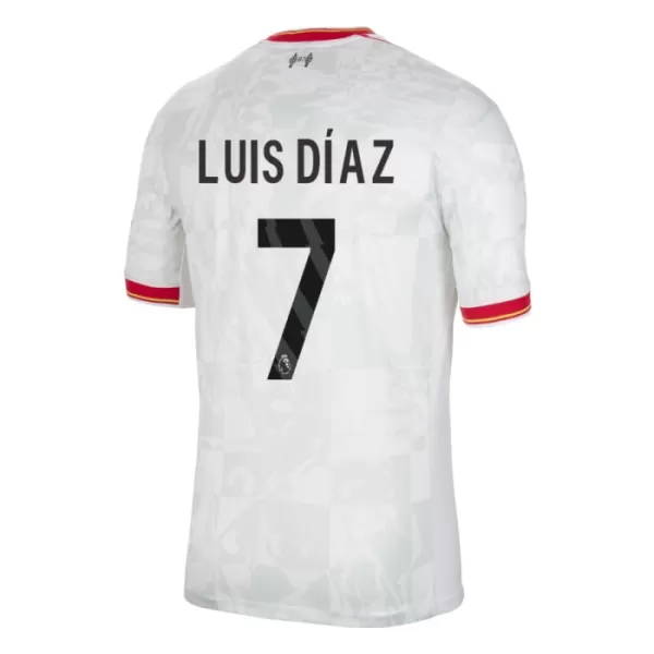 Liverpool Luis Díaz 7 Fotbollströja Tredje 2024/25