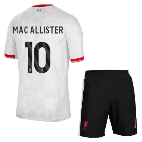 Liverpool Mac Allister 10 Fotbollströja Barn Tredje 2024/25