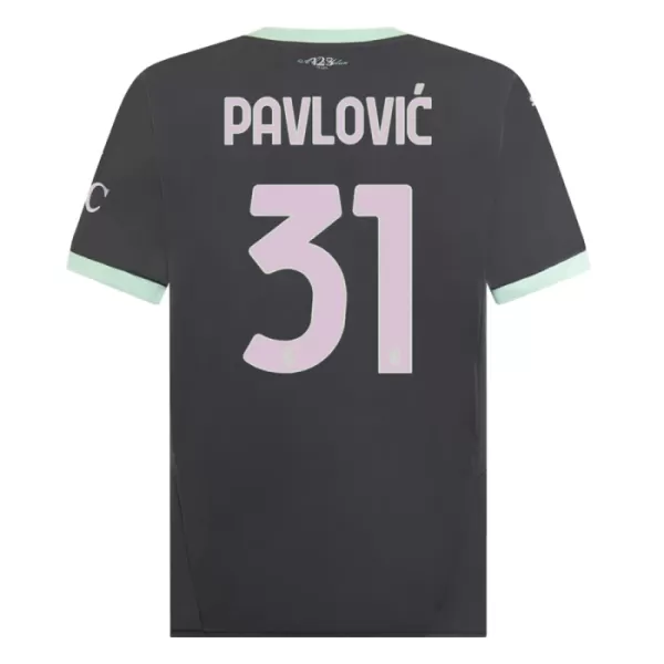 AC Milan Pavlovic 31 Fotbollströja Tredje 2024/25