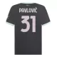 AC Milan Pavlovic 31 Fotbollströja Tredje 2024/25