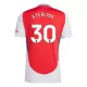 Arsenal Sterling 30 Fotbollströja Hemma 2024/25