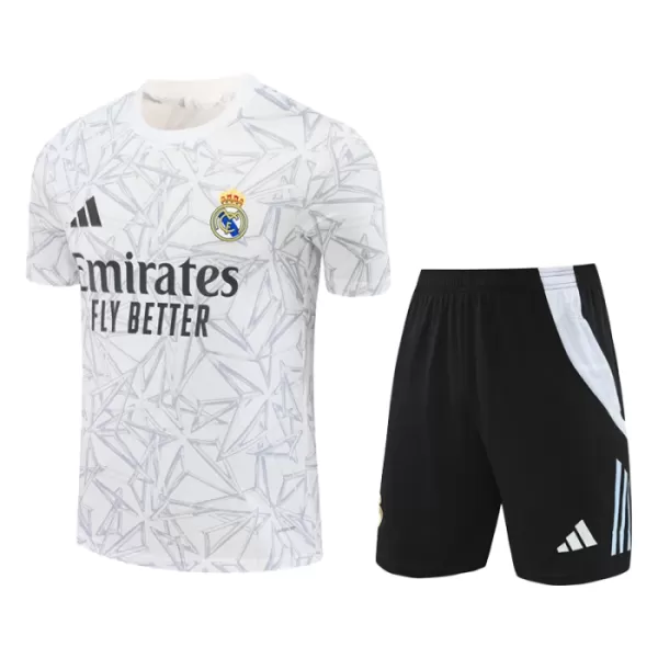 Real Madrid Pre-Match Fotbollströja Barn 2024/25 Vit