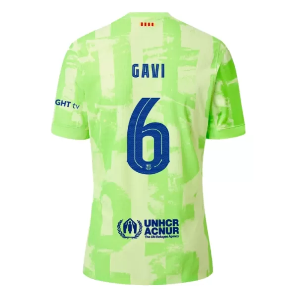 FC Barcelona Gavi 6 Fotbollströja Tredje 2024/25