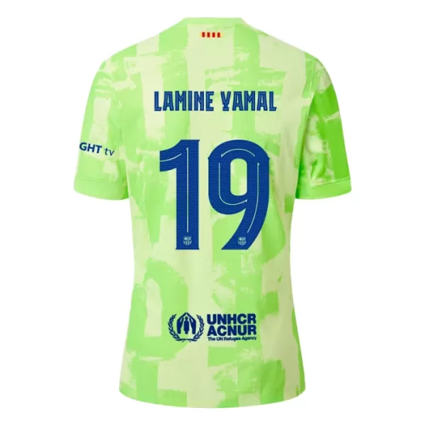 FC Barcelona Lamine Yamal 19 Fotbollströja Barn Tredje 2024/25