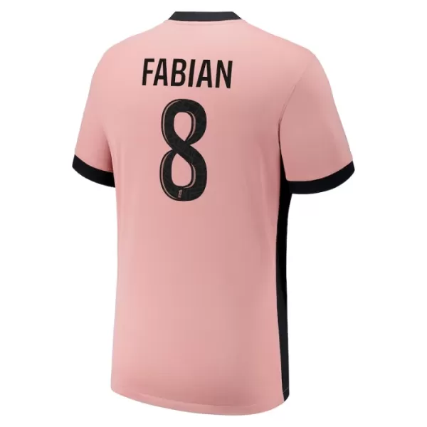 Paris Saint-Germain Fabian Ruiz 8 Fotbollströja Barn Tredje 2024/25