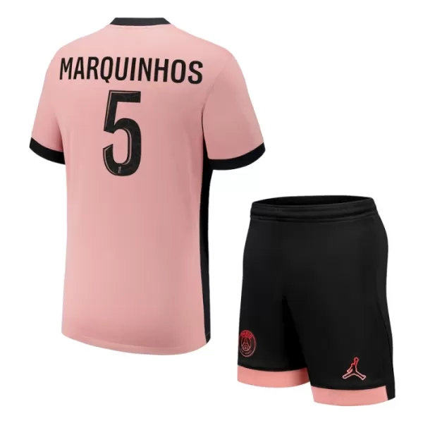 Paris Saint-Germain Marquinhos 5 Fotbollströja Barn Tredje 2024/25