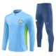 Manchester City Träningströjasats Quarter-Zip 2024/25 Blå