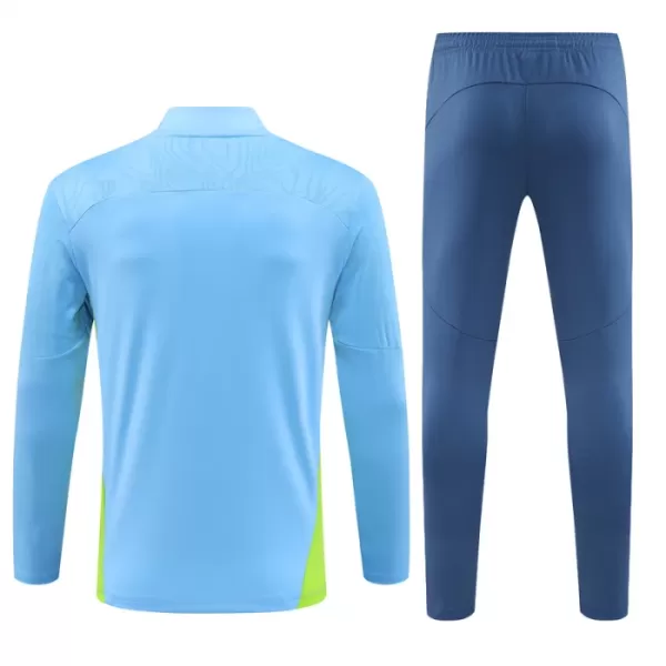 Manchester City Träningströjasats Quarter-Zip 2024/25 Blå