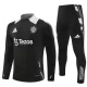 Manchester United Träningströjasats Quarter-Zip 2024/25 Svart