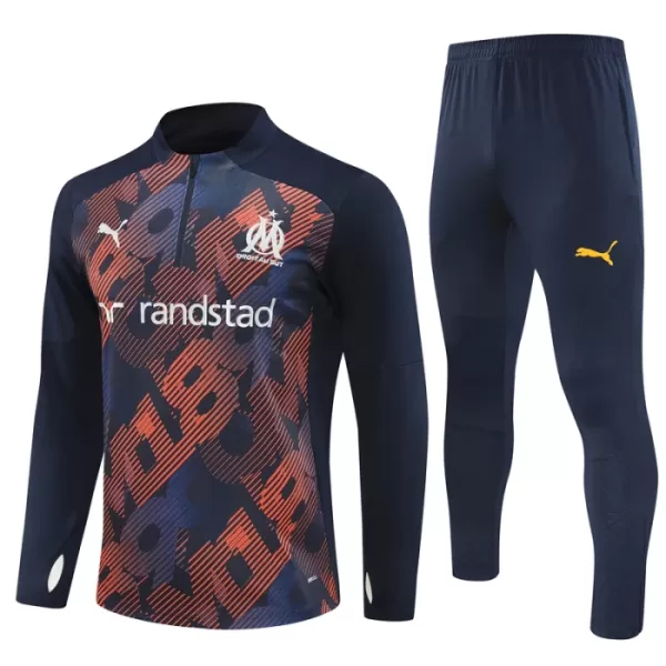 Olympique Marseille Träningströjasats Quarter-Zip 2024/25 Navy