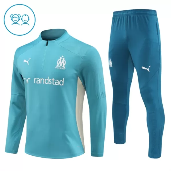 Olympique Marseille Träningströjasats Quarter-Zip Barn 2024/25