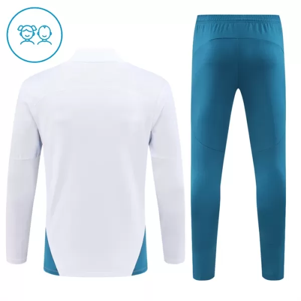 Olympique Marseille Träningströjasats Quarter-Zip Barn 2024/25 Vit