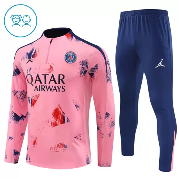 Paris Saint-Germain Träningströjasats Quarter-Zip Barn 2024/25 Rosa