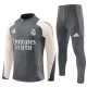 Real Madrid Träningströjasats Quarter-Zip 2024/25 Grå