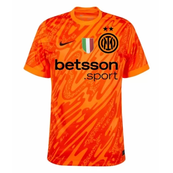 Inter Milan Målvakt Fotbollströja 2024/25 Orange