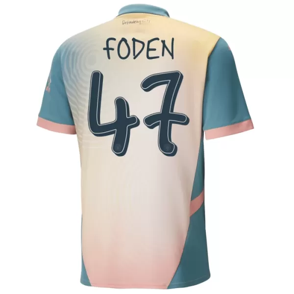 Manchester City Foden 47 Fotbollströja Barn Fjärde 2024/25