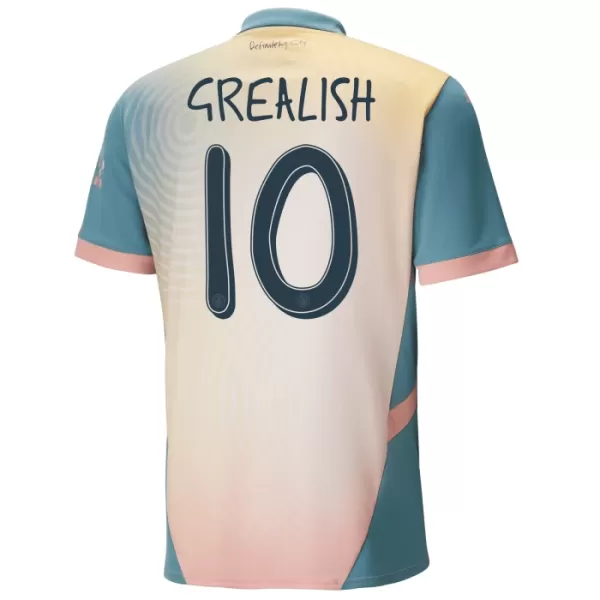 Manchester City Grealish 10 Fotbollströja Fjärde 2024/25