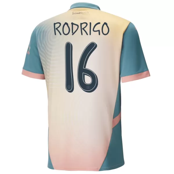 Manchester City Rodrigo 16 Fotbollströja Fjärde 2024/25