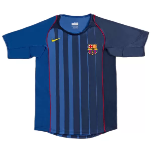 Barcelona 2004-05 Fotbollströja Borta Retro