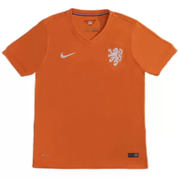 Holland 2014 Fotbollströja Hemma Retro