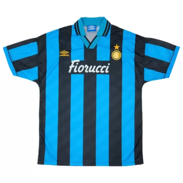 Inter Milan 1994-95 Fotbollströja Hemma Retro