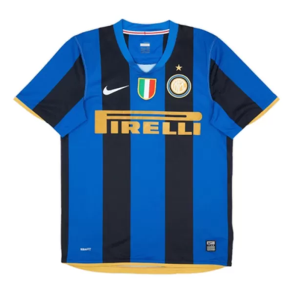 Inter Milan 2008-09 Fotbollströja Hemma Retro