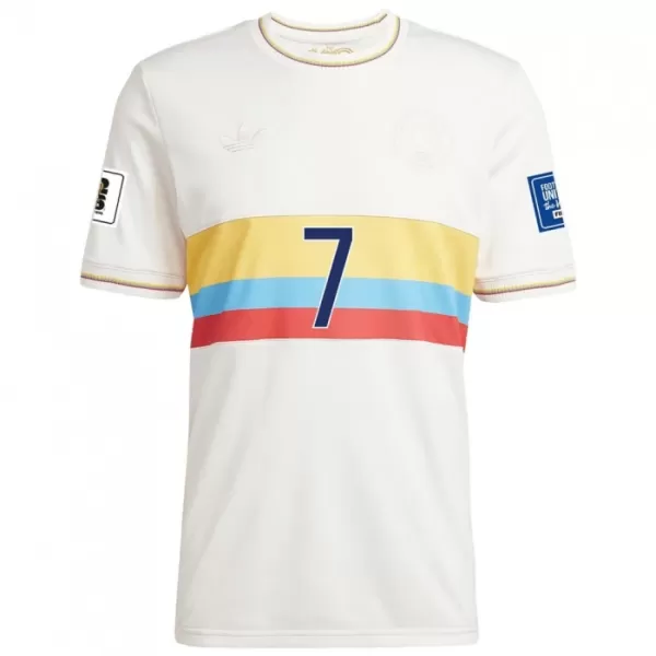 Colombia Luis Díaz 7 Fotbollströja Jubileum 2024