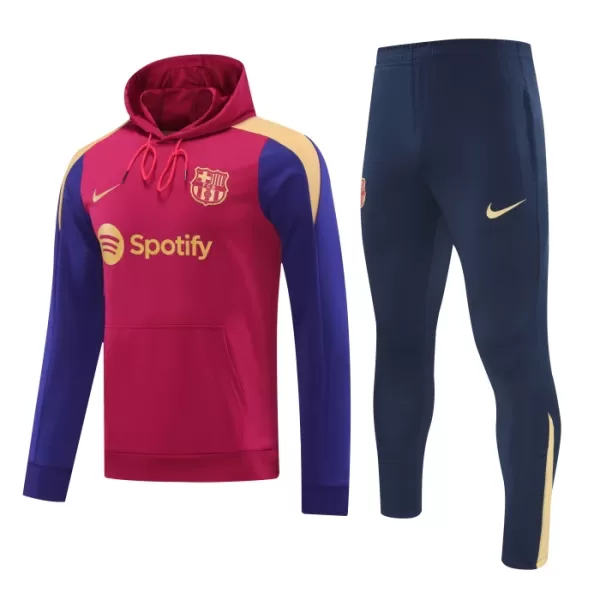 Barcelona Hoodie Träningströjasats 2024/25 Röd