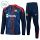 Barcelona Träningströjasats Quarter-Zip Barn 2024/25 Navy