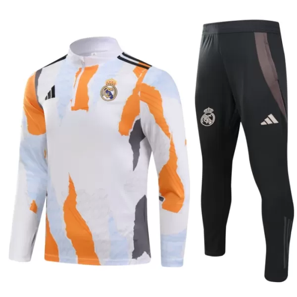 Real Madrid Träningströjasats Quarter-Zip 2024/25 Vit