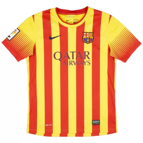 Barcelona 2013-14 Fotbollströja Borta Retro