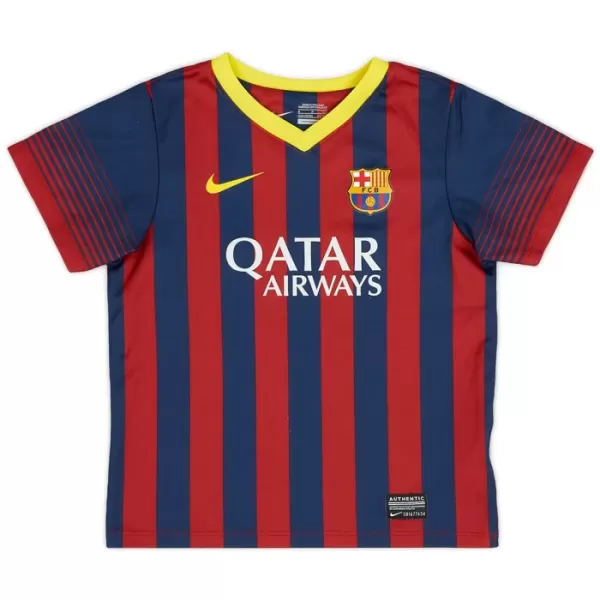 Barcelona 2013-14 Fotbollströja Hemma Retro