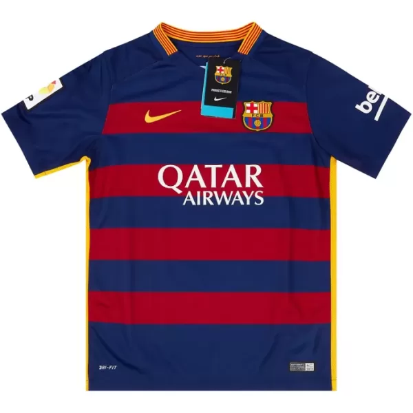 Barcelona 2015-16 Fotbollströja Hemma Retro