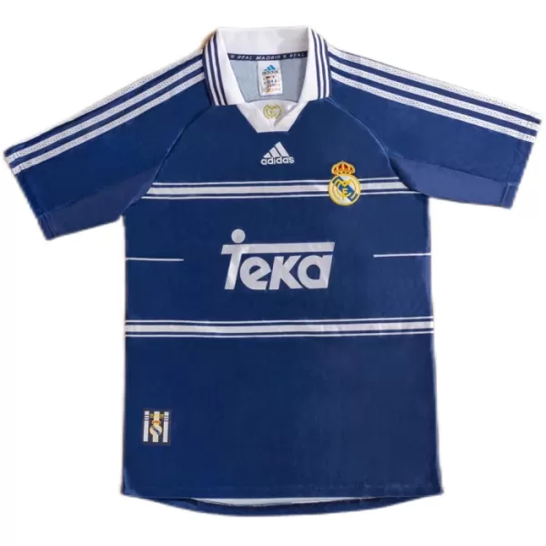 Real Madrid 1998-99 Fotbollströja Borta Retro