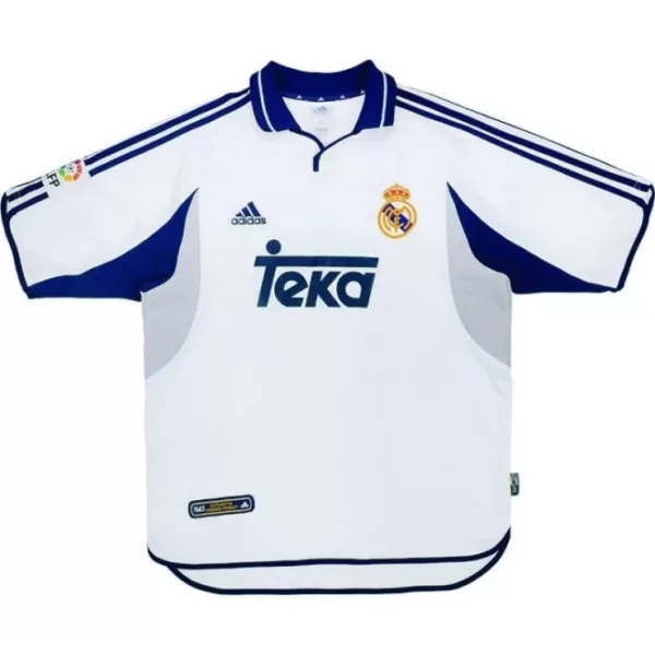 Real Madrid 2000-01 Fotbollströja Hemma Retro