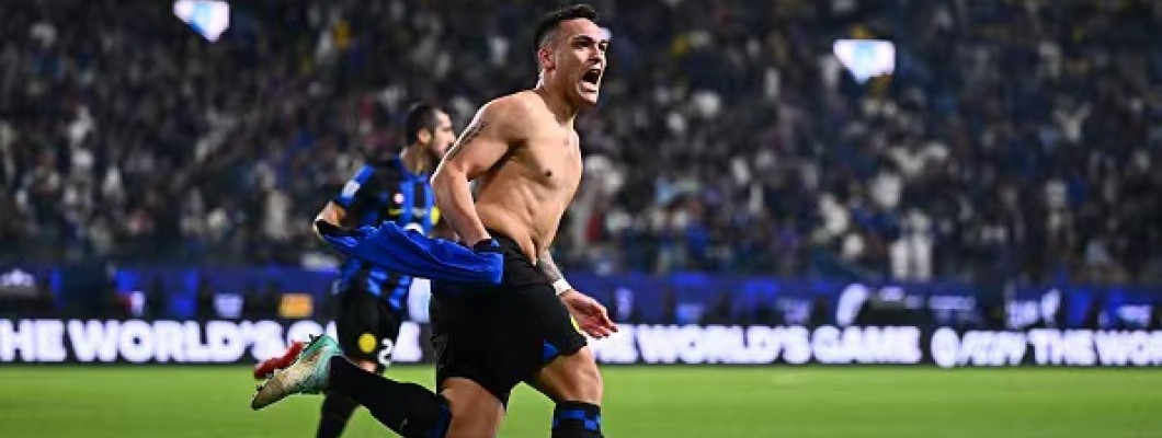 Lautaro gör mål, Inter Milan behåller italienska Supercuptiteln